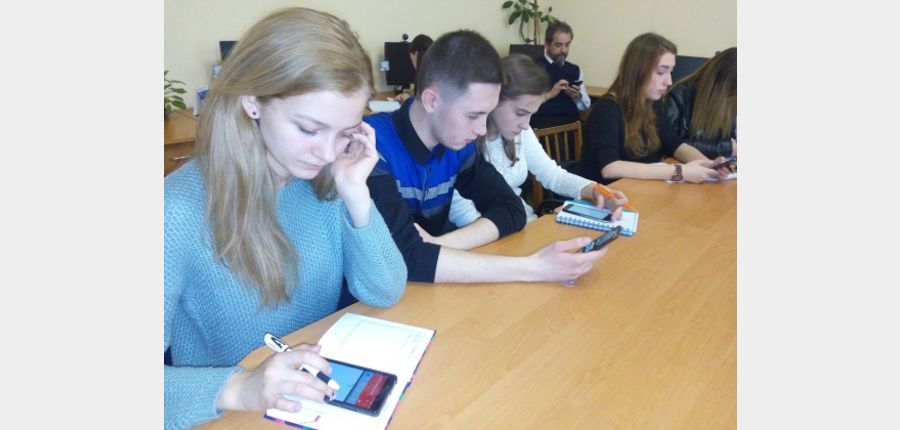 Під час вебінару в Відкритому університеті для дорослих, м. Чернівці